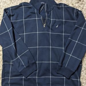 Nautica Navy Blue Quarter Zip